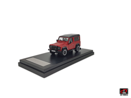 1-64  2018 Land Rover Defender 90 works V8 70th Edition Diecast model car- Red color